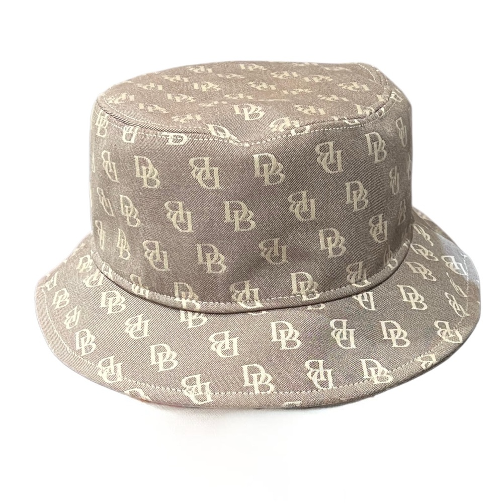 Dooney Bourke Tan Monogram Bucket Hat